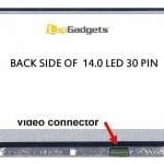 Dell Vostro 14, Vostro 3000 Inspiron 5447 series Laitude 5480 Lenovo E14-25 paper led 14" with 30 pin connector