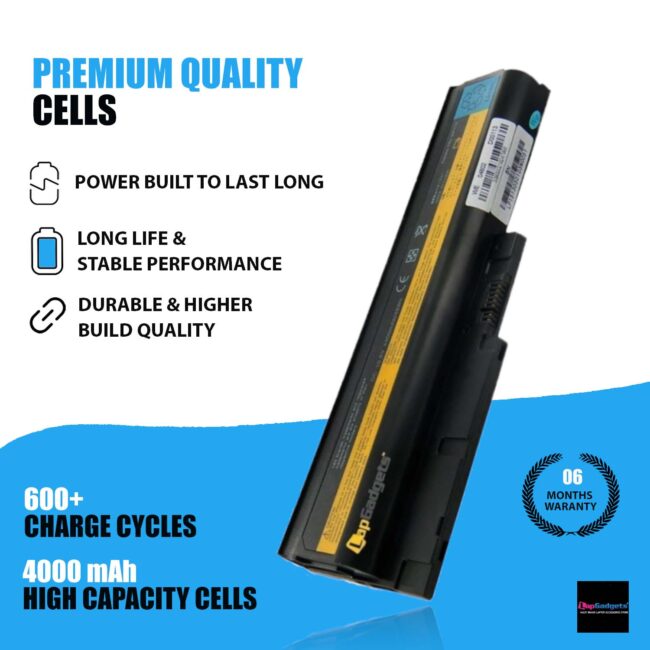 IBM Thinkpad T60 R60 R500 W500 T500 SL300 SL400 SL500 6 cell replacement battery