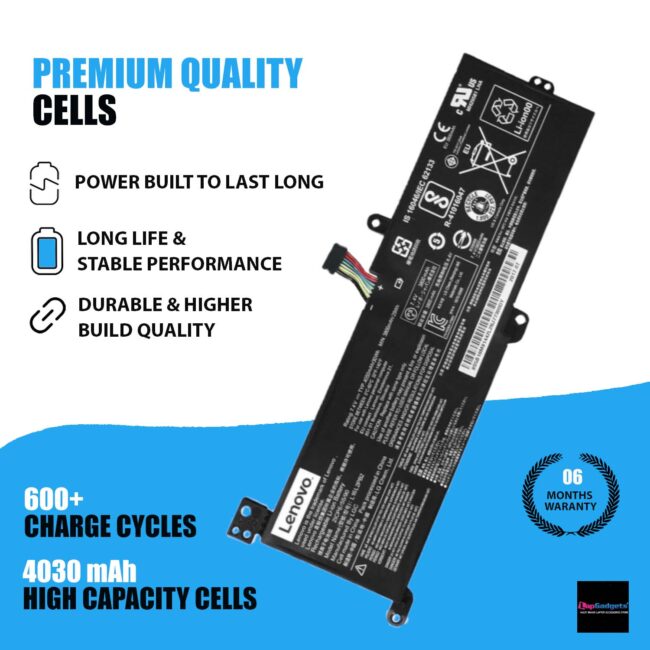 Lenovo L16L2PB3 Battery for IdeaPad 320 Series - Perfect Fit for 320-14IAP, 320-14AST, 320-15IAP, 320-15AST, 320-15ABR, 320-15ABR Touch, Xiaoxin 5000 - Compatible with L16L2PB1, L16L2PB2