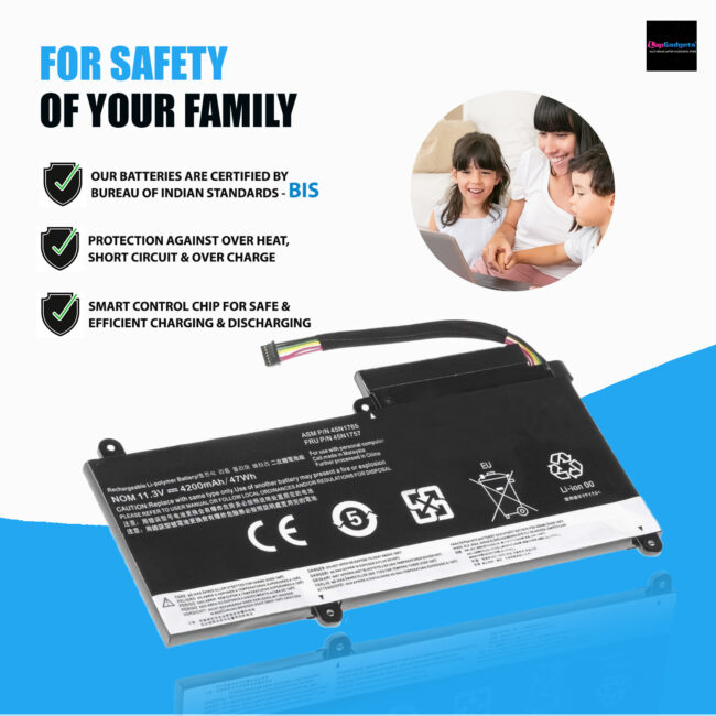 Lenovo ThinkPad Battery for E450 E450C E460 E460C - Type 45N1752 45N1753 45N1754 45N1755