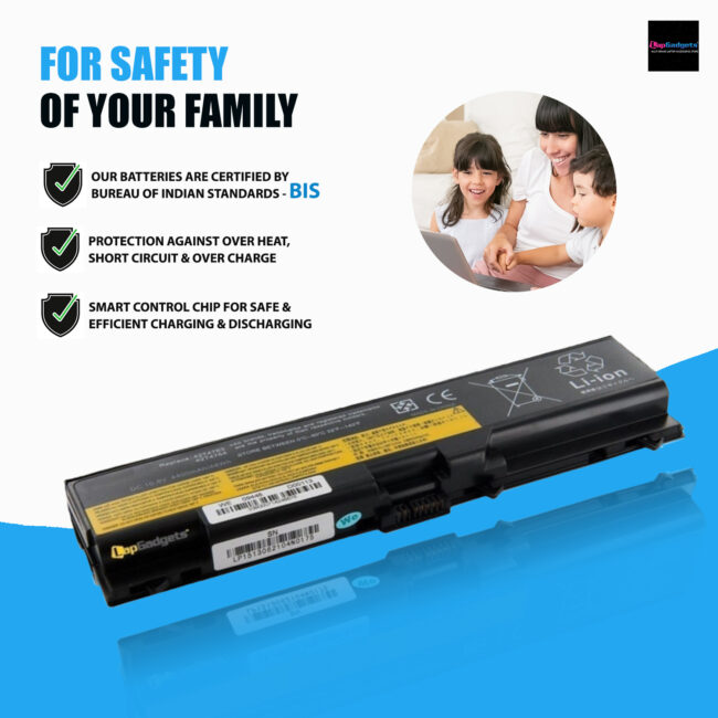 Lenovo Thinkpad Edge 14, Edge 15, L410, SL410, L510, L420, L520, T410, T420, T510, T520, battery