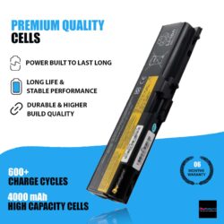 Lenovo Thinkpad Edge 14, Edge 15, L410, SL410, L510, L420, L520, T410, T420, T510, T520, battery