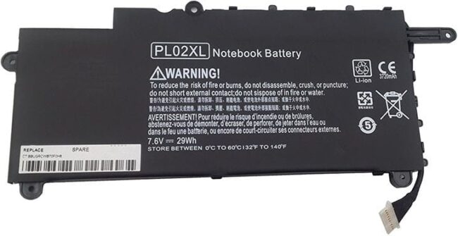 hp pl02xl battery
