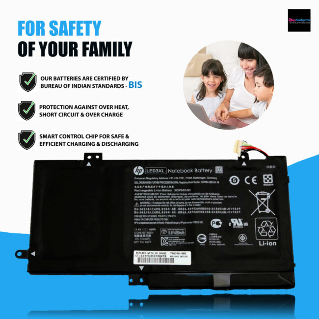 LE03XL battery for HP