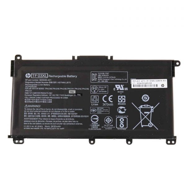 HP TF03XL battery for Pavilion X360 14-CD, Pavilion 14-BF, 14-BK, 15-CC, 15-CD, 15-CK