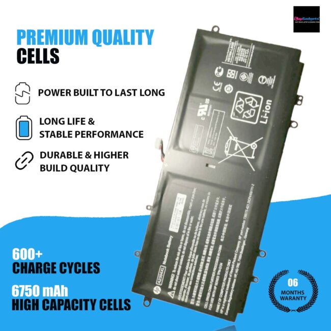 HP RG04XL battery for Spectre 13-3000