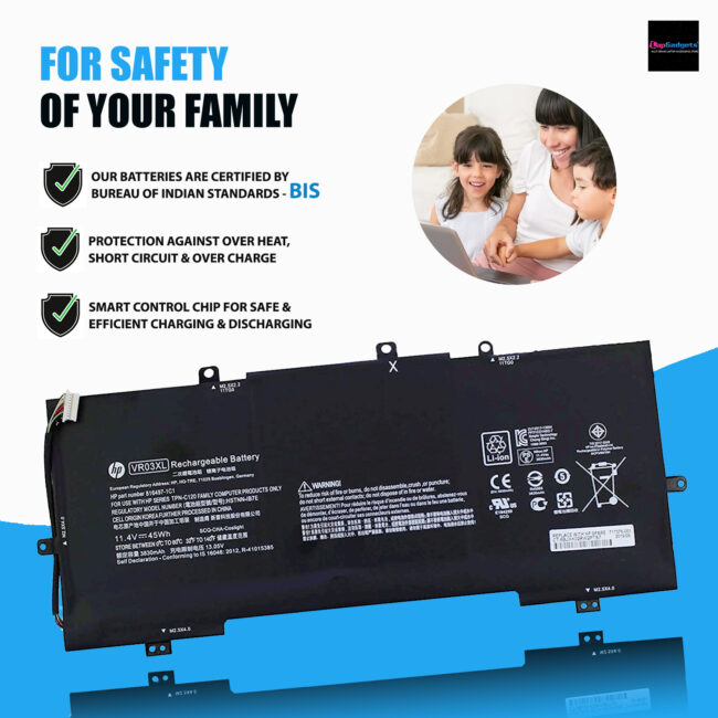 HP VR03XL battery