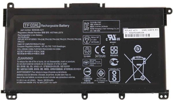 hp TF03XL battery