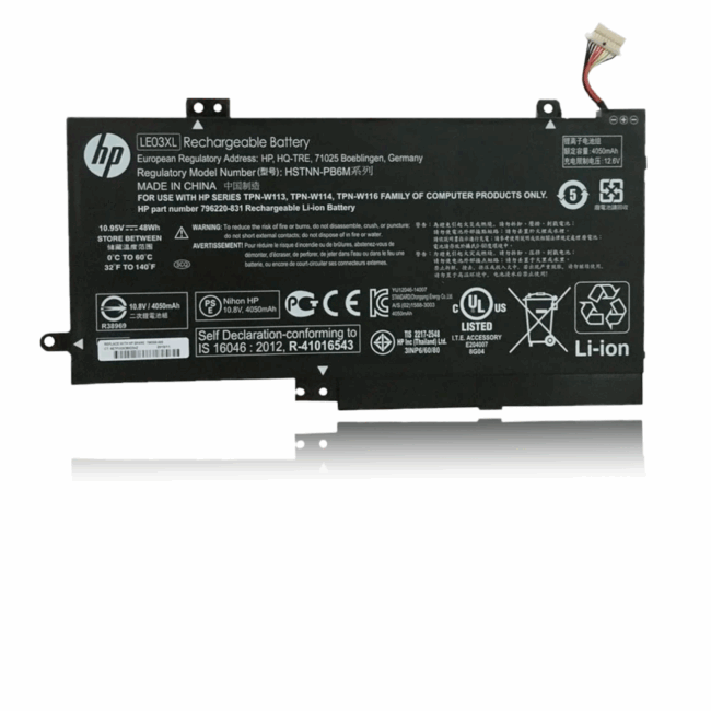 LE03XL battery for HP X360