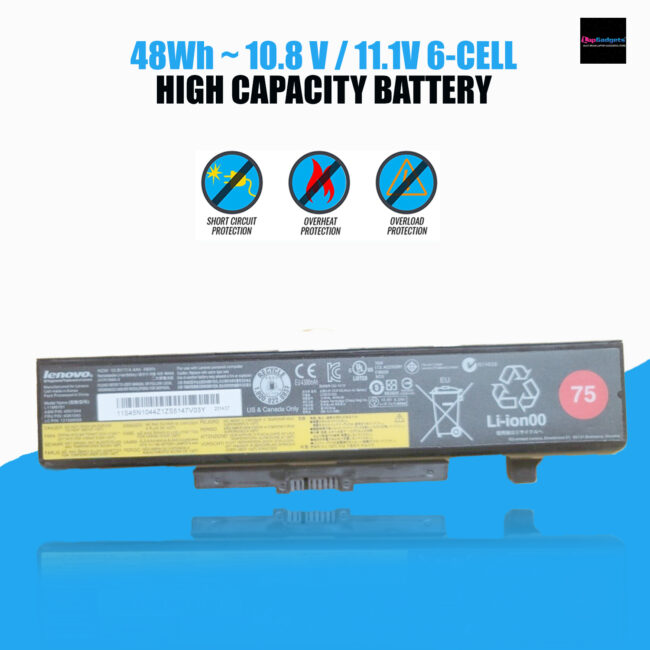 Lenovo E430 6 Cell Battery ( 0a36311) for B590, E430, E430c, E431, E435, E440, E445, E530, E530c, E531, E535, E540, E545