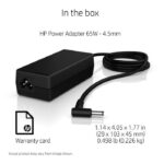 HP original 65w 4.5mm Charger For Pavilion, Elitebook, Probook, X360 series laptop