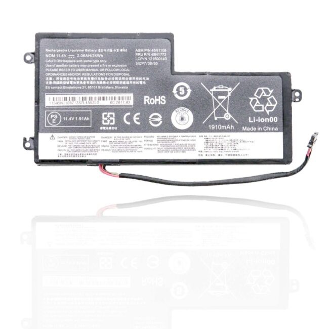 Lenovo 45N1108 battery For X240 X240S X250 X250S T440 T440S T540 K2450 S440 S540 Series, Part no:-45N1108 45N1109