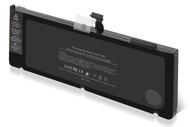 Laptop Battery for Unibody Macbook Pro 15 Inch Core i7 A1286 A1382 (only for Early 2011 Late 2011 Mid 2012)