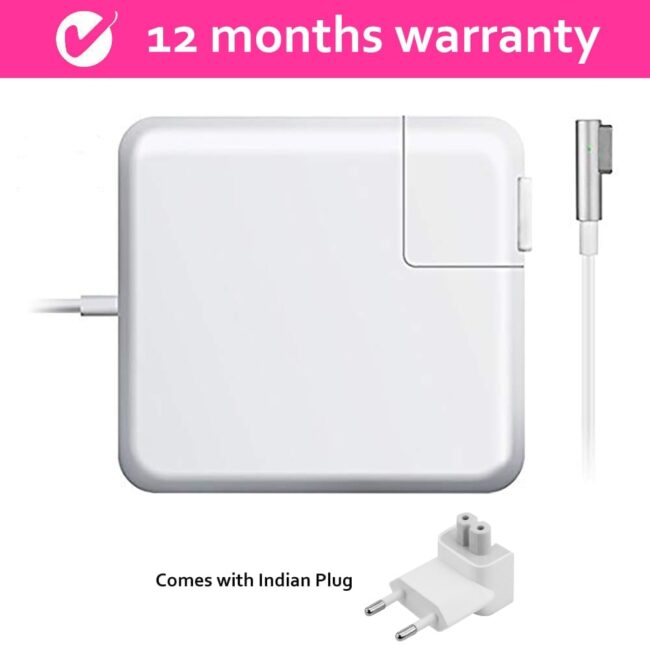 MacBook Pro Charger, 85w Power Adapter MagSafe 1 (L) Style Connector - Superior Heat Control - Replacement Charger Mac Book Pro L-Tip, Retina 15 inch - 17 inch