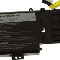 6JHDV Battery Compatible Dell Alienware 17 R2 5046J P43F Series, Fits P/N 6JHDV (14.8V 92WH)