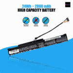 Lenovo L14S3A01 Battery for IdeaPad 100-15IBY Series L14C3A01 (IDEAPAD 100-15) L14C3A01 L14S3A01 10.8V 2000 mAh 24wh