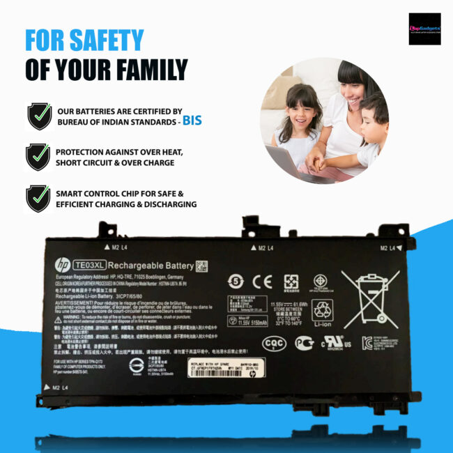 HP TE03XL TE04XL battery