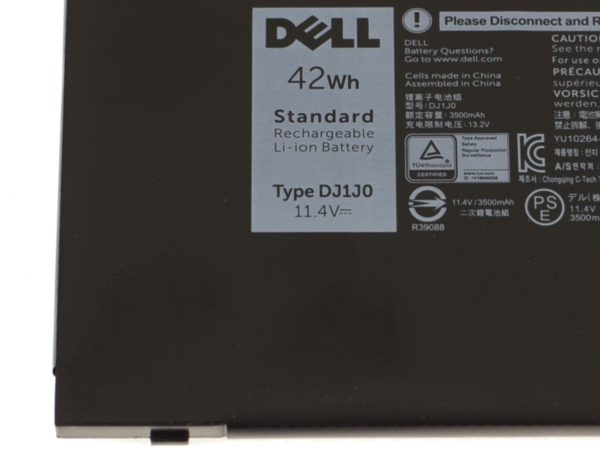 New Dell OEM Original Latitude 7480 / 7380 / 7280 3-Cell 42Wh Laptop Battery - DJ1J0