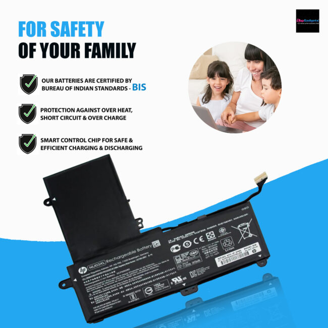 HP NU03XL battery