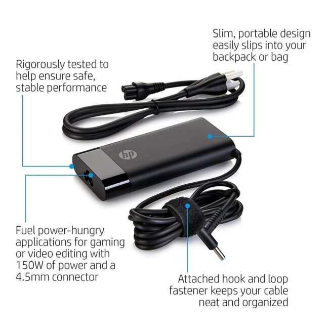 Hp Original 150w 4.5mm Pin Laptop Adapter From Lapgadgetgs 001