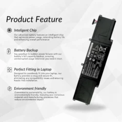 asus-c31n1306-battery-for-ux302la-ux302lg-zenbook-ux302la-zenbook-ux302lg, 6 months Replacement warranty by Lap Gadgets - 10 days money back guarantee