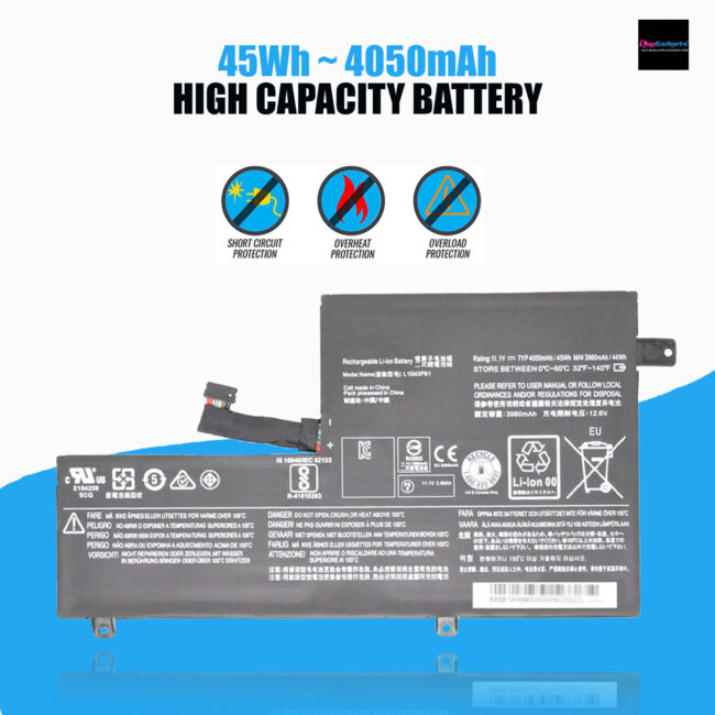 L15M3PB1 battery for Lenovo N22 N22-10 N22-20 N22 Touch N23 N23 Touch N23 Yoga N42 N42-20 Chromebook C330 S330 Series Notebook