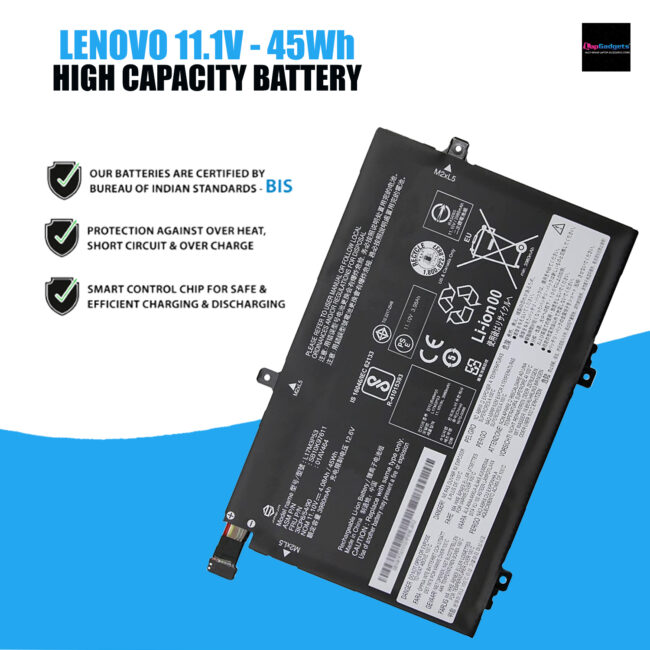 Battery for Lenovo Thinkpad L480 L580 series 01AV464 01AV465 L17M3P54 L17M3P53