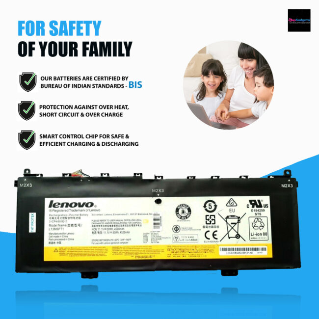 Original Lenovo L13M6P71 battery for Lenovo Yoga 2, Yoga 2 13 Part No:-L13S6P71