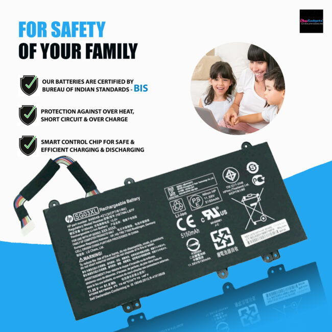 HP SG03XL battery for HP 17-U series