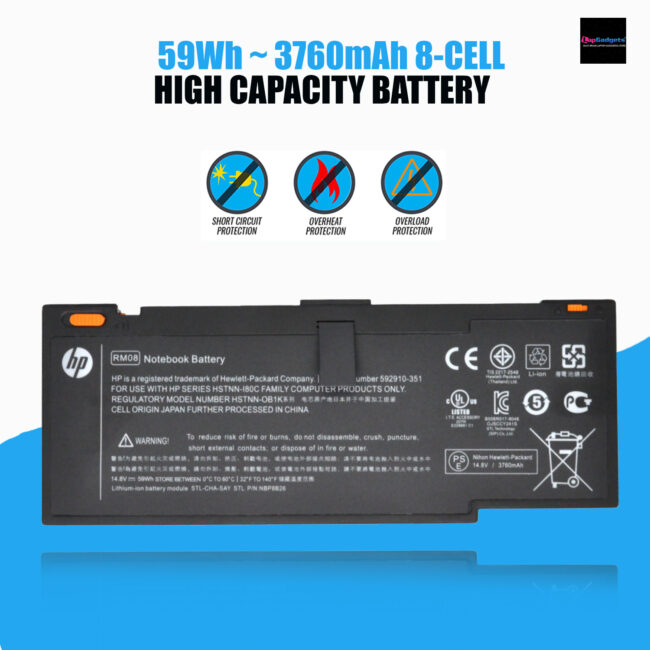 HP RM08 Battery for HP Envy 14 14-1000