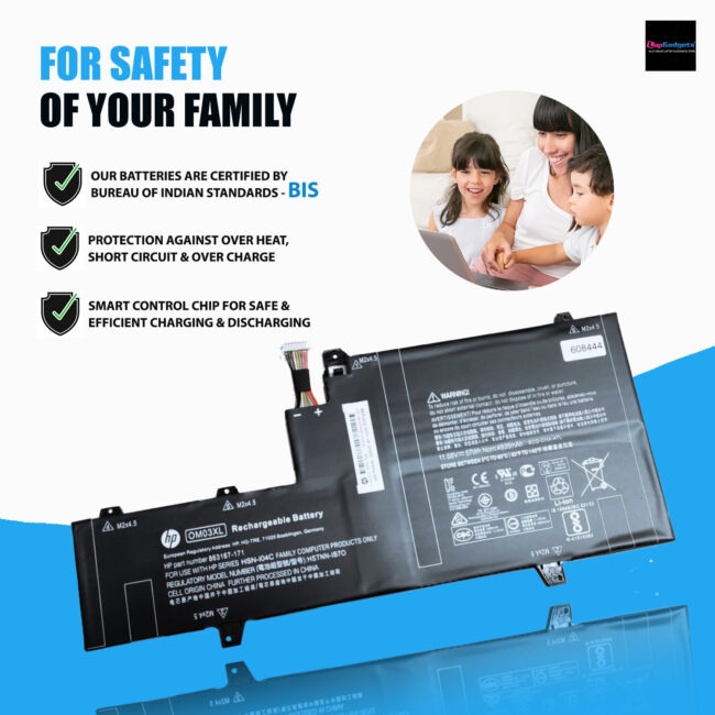 HP OM03XL Battery