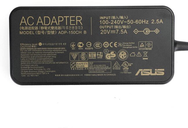 20v 7.5a 6.03.7mm Charger Ac Adapter Adp 150ch B A18 150p1a F