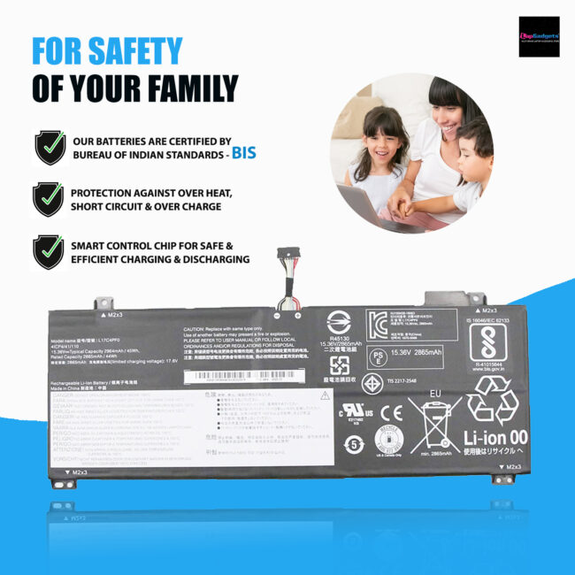 L17C4PF0 Laptop Battery for Lenovo ideapad S530-13IML S530-13IWL Series Notebook 5B10R38649 L17M4PF0 15.36V 45Wh 2964mAh