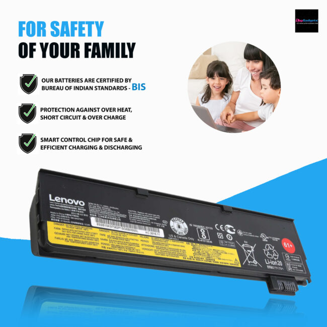 Lenovo 6 Cell 48 Wh Battery 61+ 4X50M08811 For P51S ,P52S, T470, T480, T570, T580, TP25