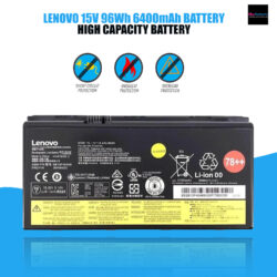 00HW030 Laptop Battery Replacement for Lenovo ThinkPad P70 P71 Series Notebook 78++ SB10F46468 01AV451 4X50K14092 Black 15V 96Wh 6400mAh 8-Cell