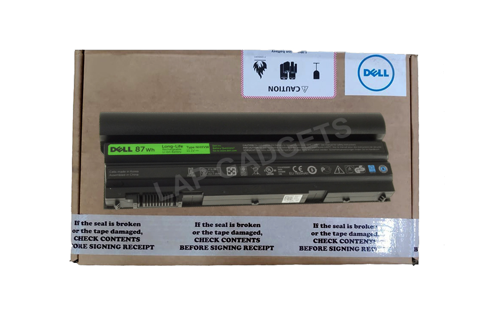 new dell oem original latitude e5420 e6520 e6420 e5520 9 cell 87wh laptop battery nhxvw