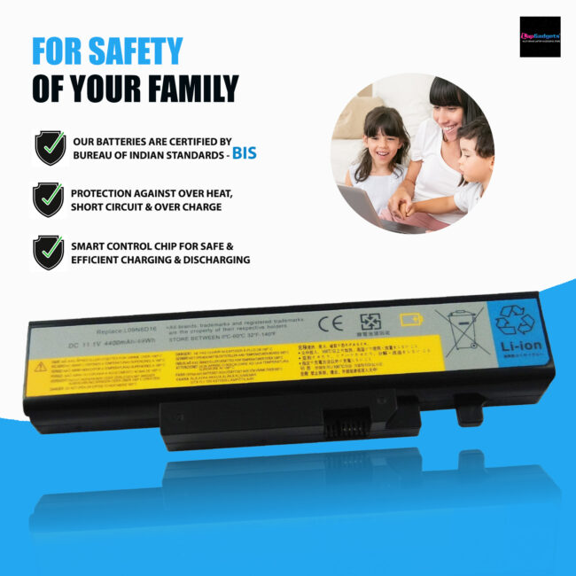 Lenovo Ideapad Y460 Battery Compatible for L09N6D16, 57Y6440