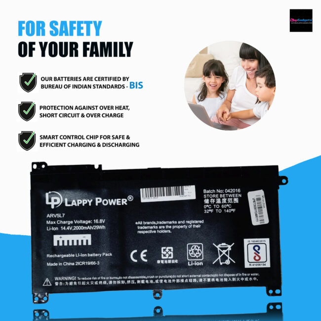 Lappy Power HP BI03XL battery