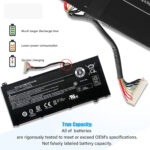 11.55V 5360mAh (61.9Wh) AC17A8M original laptop battery for Acer Spin 3 SP314-52-599W, TravelMate X3410-M-51XY