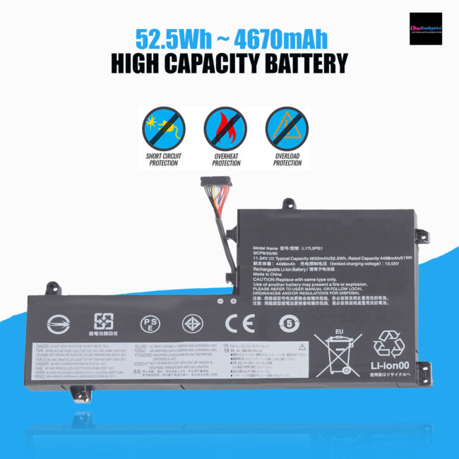 L17L3PG1 Battery for Lenovo Legion Y530-15ICH Y540-15IRH-PG0 Y540-17IRH Y545-PG0 Y740-15IRH Y740-15IRHG Y740-15ICHG Legion Y7000 2019 1050 PG0 Y7000P-1060 L17M3PG1 L17C3PG1 L17M3PG2 L17C3PG2