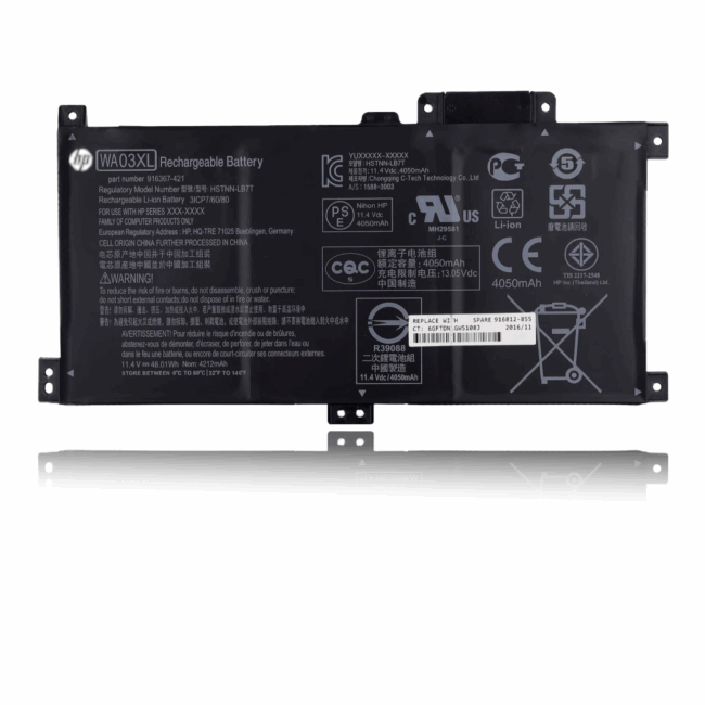 HP WA03XL Battery