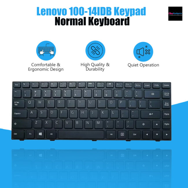 Keyboard for Lenovo Ideapad 100-14IBD 100-14 Series (Black)