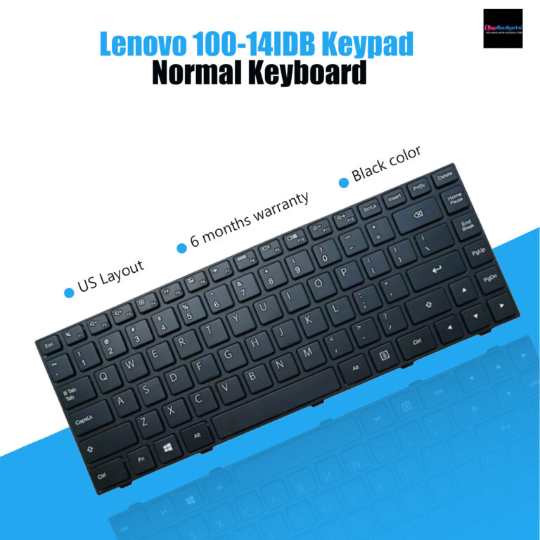 Keyboard for Lenovo Ideapad 100-14IBD 100-14 Series (Black)