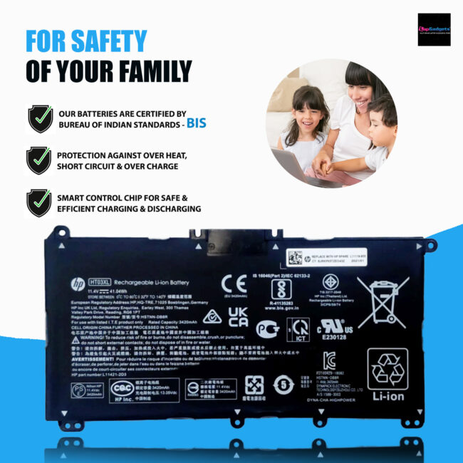 New Original HP 15S-DR Battery PN: HT03XL