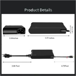 Slim 170W Laptop Charger 20V 8.5A Compatible with Lenovo Legion Slim 5 Yoga Pro 9i ThinkPad X1 Extreme P16 P16v IdeaPad Pro 5 LOQ 15APH8 6IRH8 15IRX9 15AHP9 ADL1703c3a Laptop Power Supply
