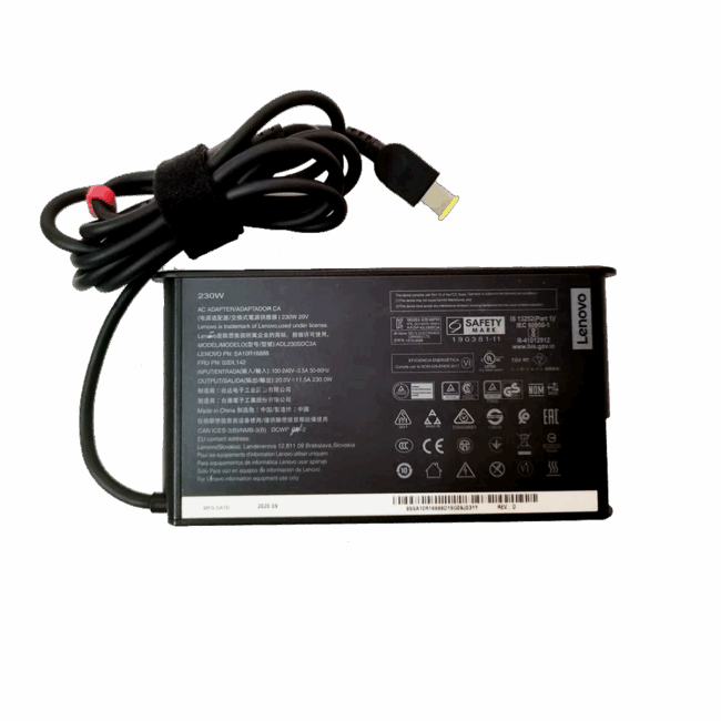 Lenovo ThinkPad 230W Slim Tip AC Adapter For LEGION 5 15ACH6 ( 4X20E75111 ) - 12 Months Warranty by Lap Gadgets