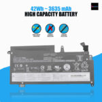Lenovo 01AV400 01AV401 01AV402 01AV435 01AV436 01AV437 Battery for Lenovo ThinkPad 13 1st / 2nd Gen 13 Chromebook S2 1st /2nd Gen Series