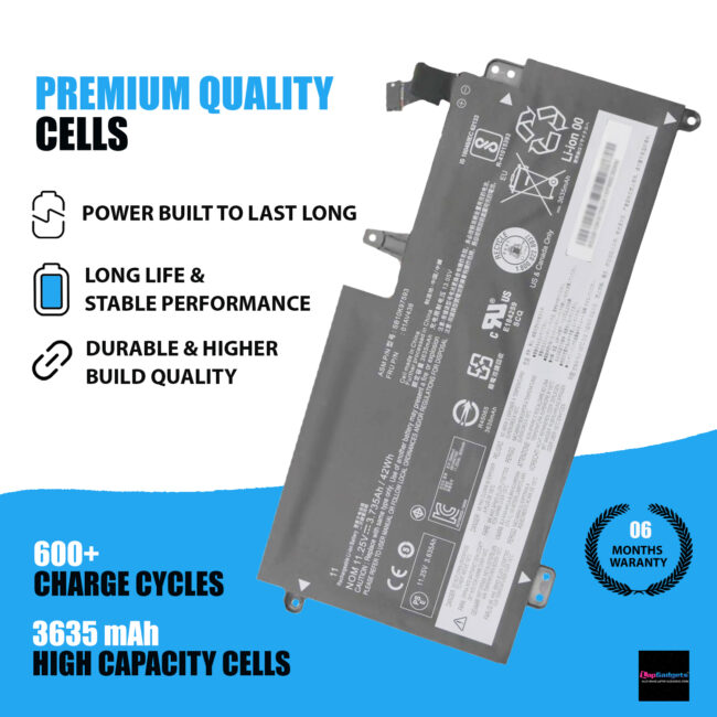 Lenovo 01AV400 01AV401 01AV402 01AV435 01AV436 01AV437 Battery for Lenovo ThinkPad 13 1st / 2nd Gen 13 Chromebook S2 1st /2nd Gen Series