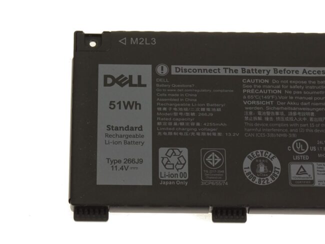 dell 266j9 battery for inspiron 5490