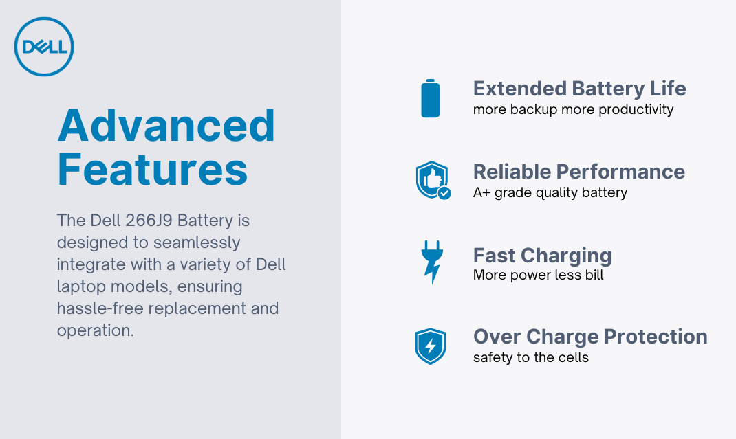 Dell 266j9 battery